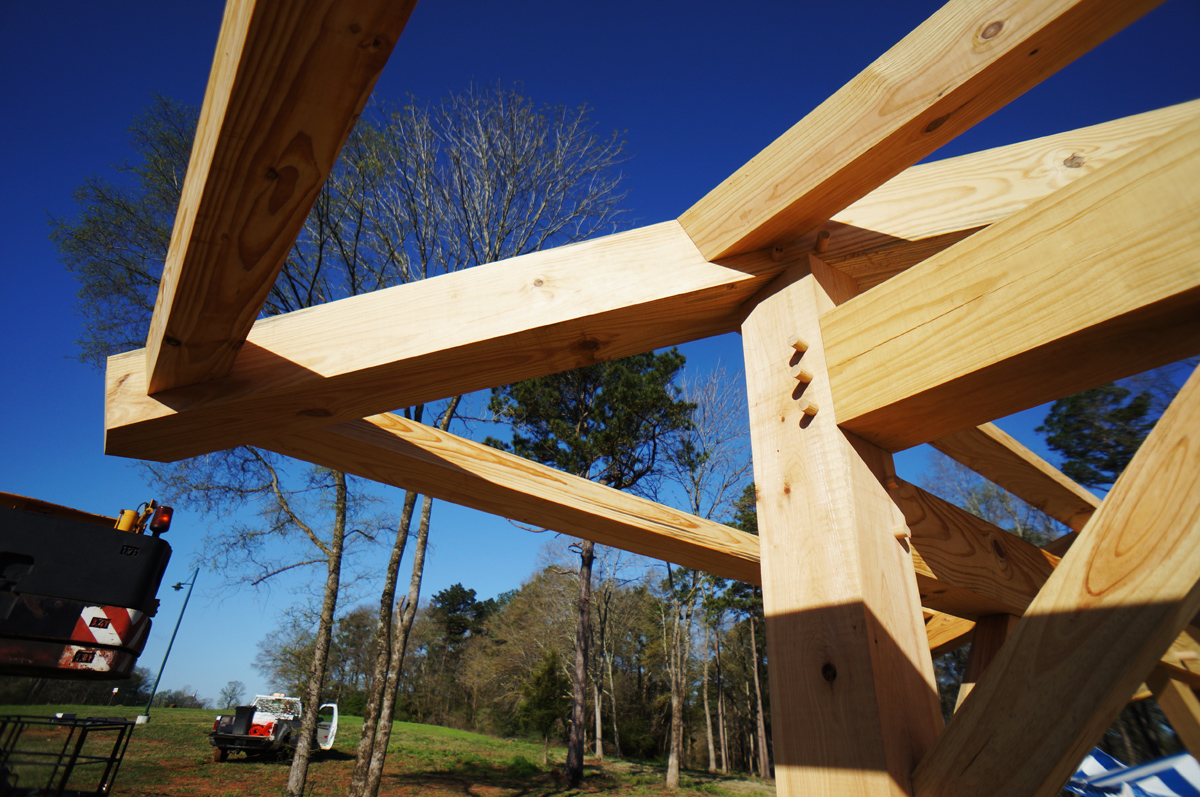 Finished Timber Frame Construction Images! | The Year of Mud