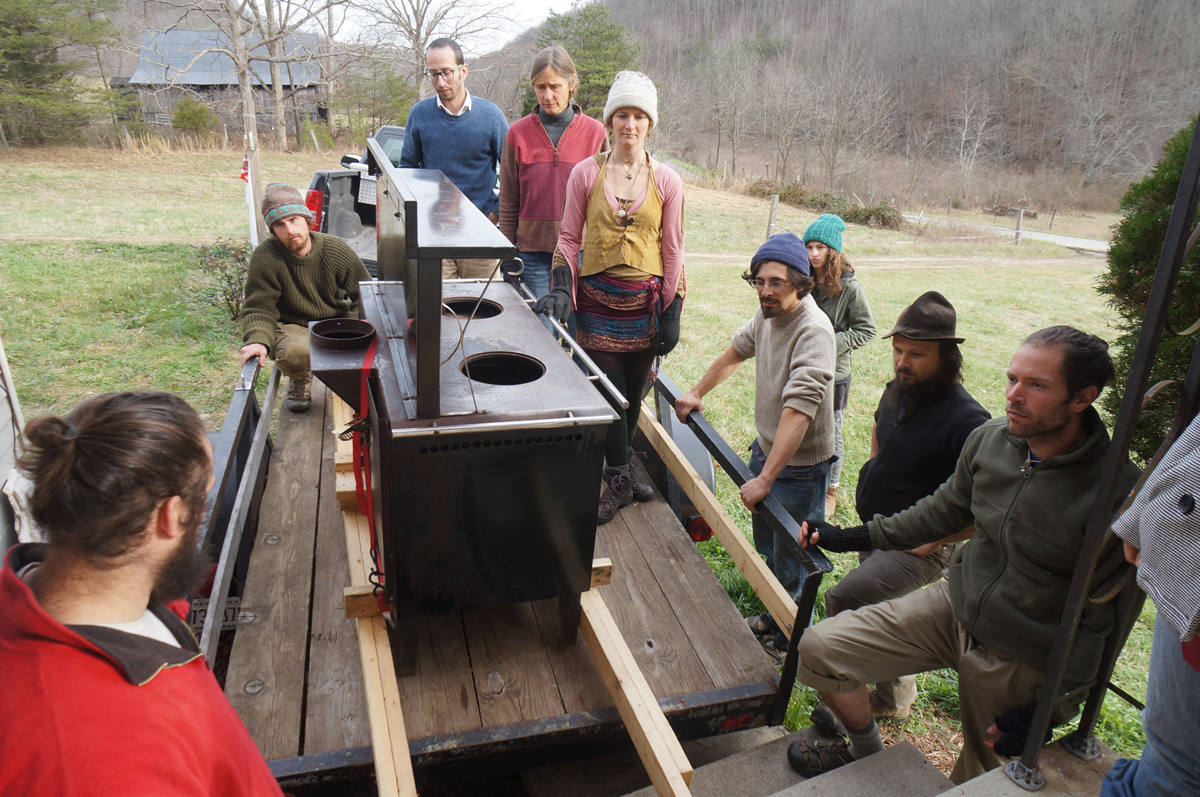 Moving a Wood Cook Stove | The Year of Mud