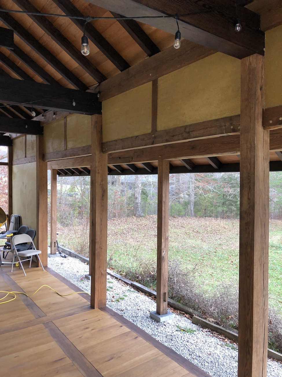 Lath and Plaster Walls: Pavilion Progress