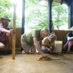 earthen floor installation 01