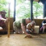 earthen floor installation 01